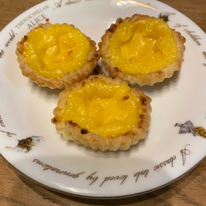 パイシートで手軽にタルトが作れました！
甘さもちょうど良く、美味しくできましたよ。